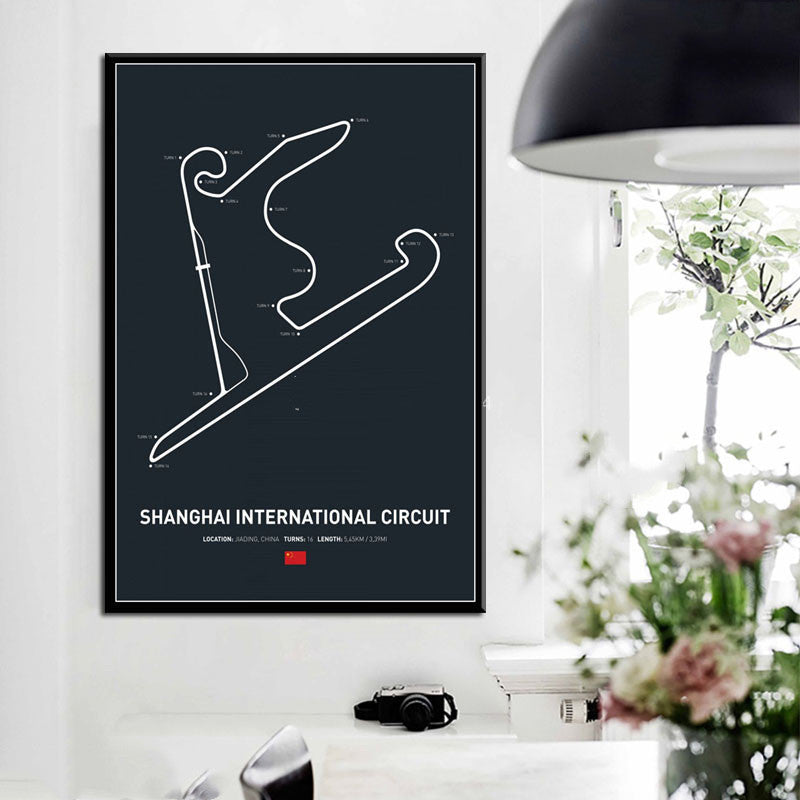 Póster en Lienzo de Circuito de Fórmula 1 – Estilo y Pasión en Cada Detalle - nexbuy.com.mx