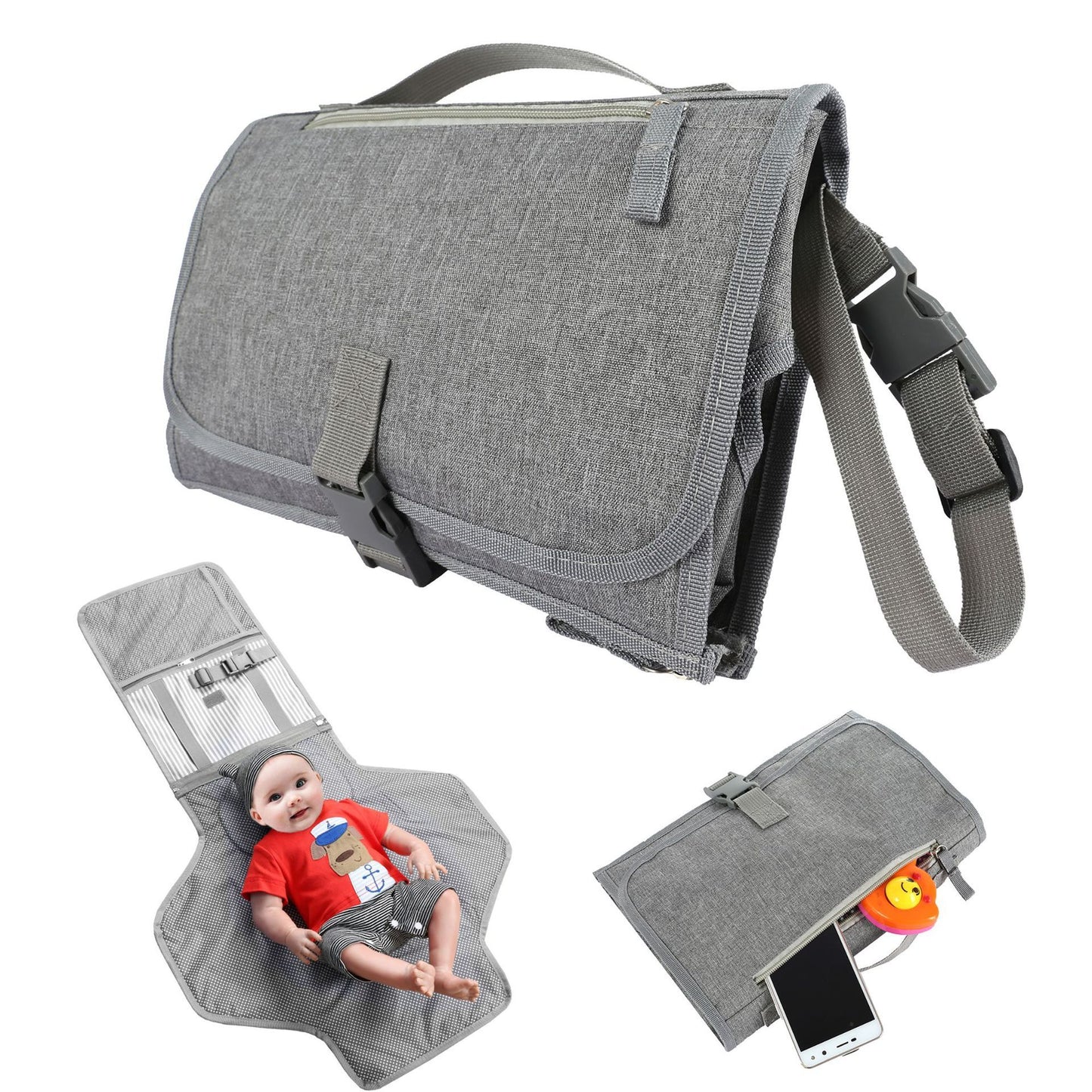 Cambiador de pañales con almohadilla para bebé - nexbuy.com.mx