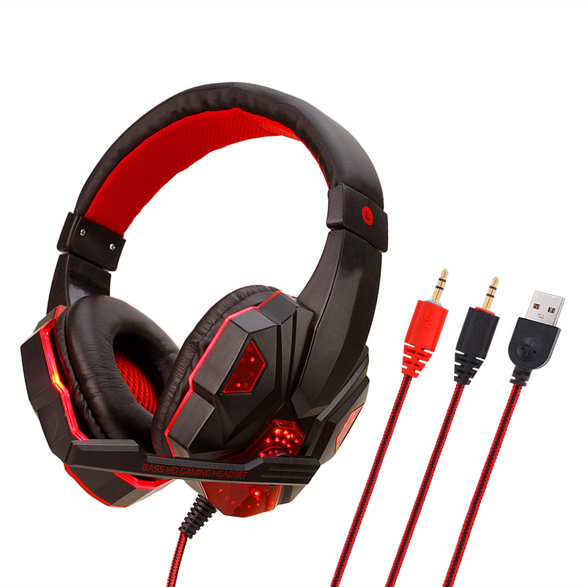 Auriculares Gaming con Micrófono y Luces LED | Sonido Envolvente 7.1 - nexbuy.com.mx