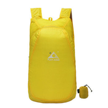 Backpack Ligera de Nylon Plegable, Impermeable para senderismo, viajes Marca PLAY KING - nexbuy.com.mx