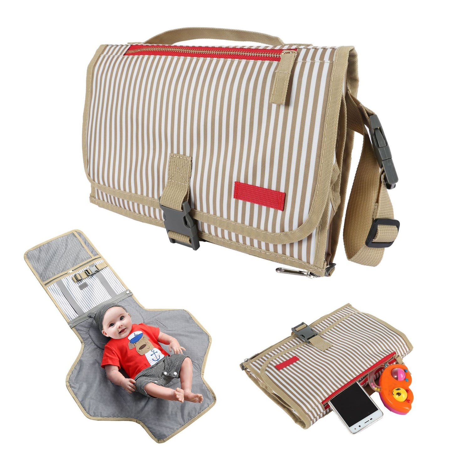 Cambiador de pañales con almohadilla para bebé - nexbuy.com.mx