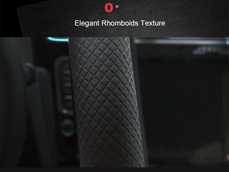 Funda Universal de Cuero para Volante de Auto - Comodidad y Estilo de Alta Calidad - nexbuy.com.mx