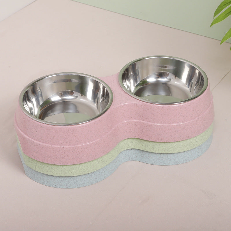 Tazón doble para mascotas - nexbuy.com.mx
