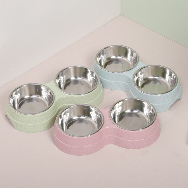 Tazón doble para mascotas - nexbuy.com.mx