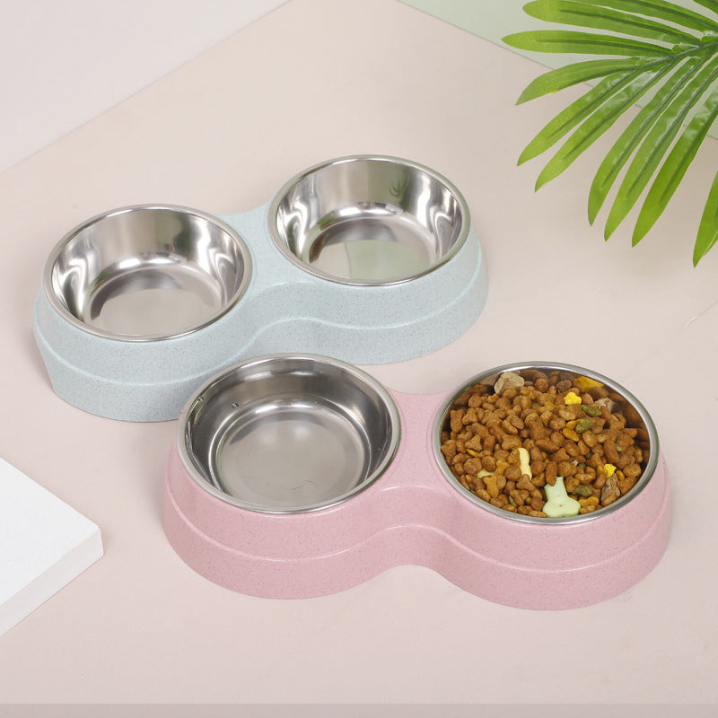Tazón doble para mascotas - nexbuy.com.mx