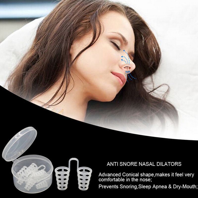 Mini tapón de congestión nasal de silicona antirronquidos Clip de ventilación para la congestión nasal - nexbuy.com.mx