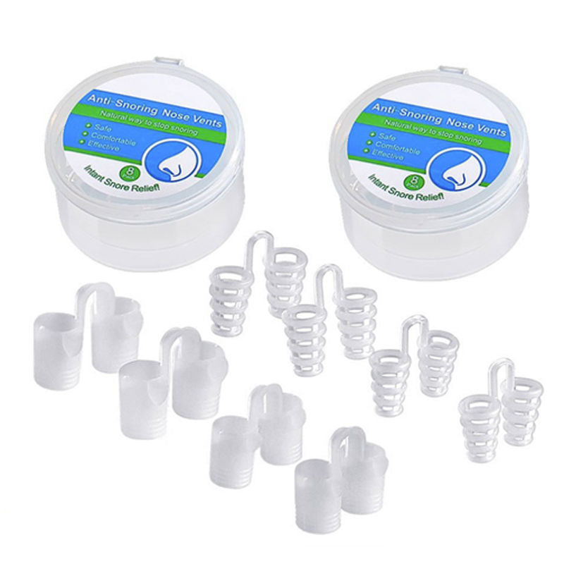 Mini tapón de congestión nasal de silicona antirronquidos Clip de ventilación para la congestión nasal - nexbuy.com.mx