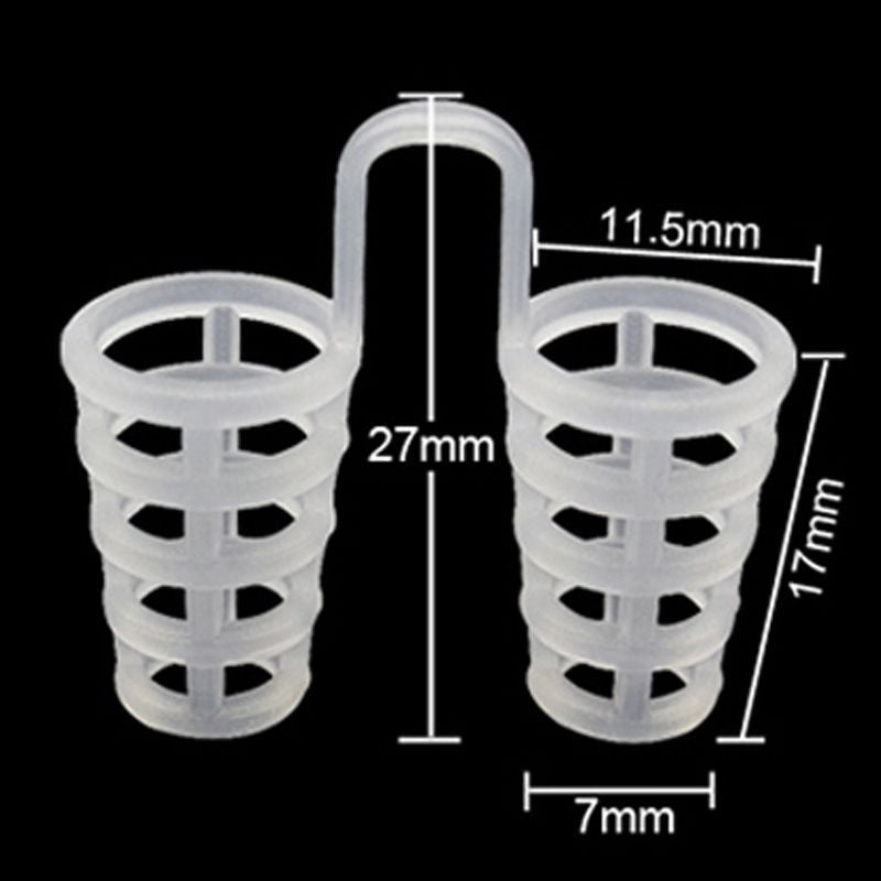 Mini tapón de congestión nasal de silicona antirronquidos Clip de ventilación para la congestión nasal - nexbuy.com.mx