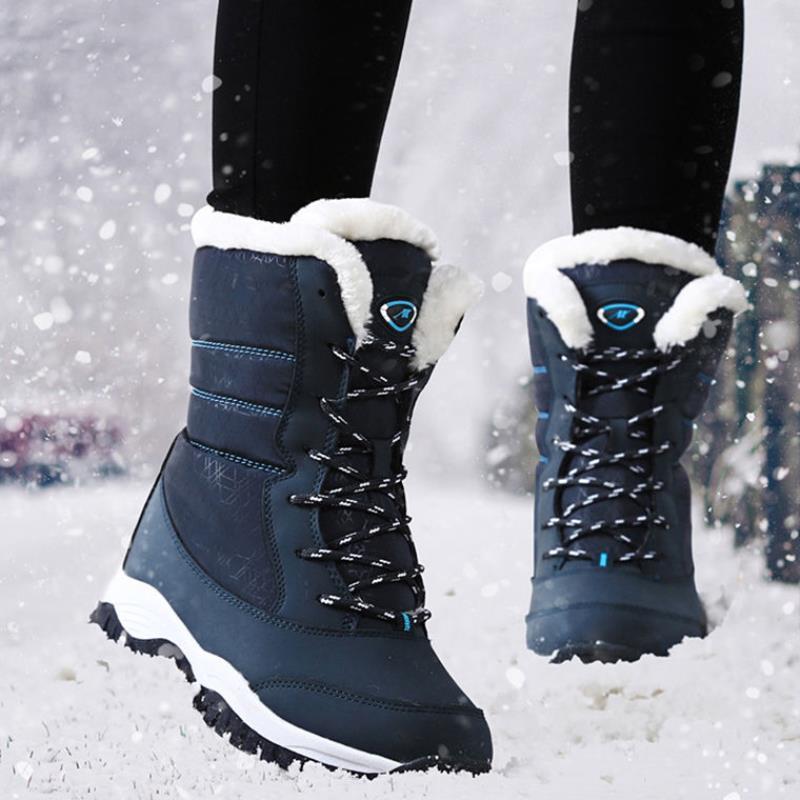 Botas Impermeables de Terciopelo para Exterior – Elegancia y Comodidad - nexbuy.com.mx