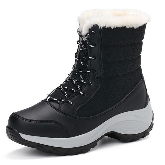 Botas Impermeables de Terciopelo para Exterior – Elegancia y Comodidad - nexbuy.com.mx