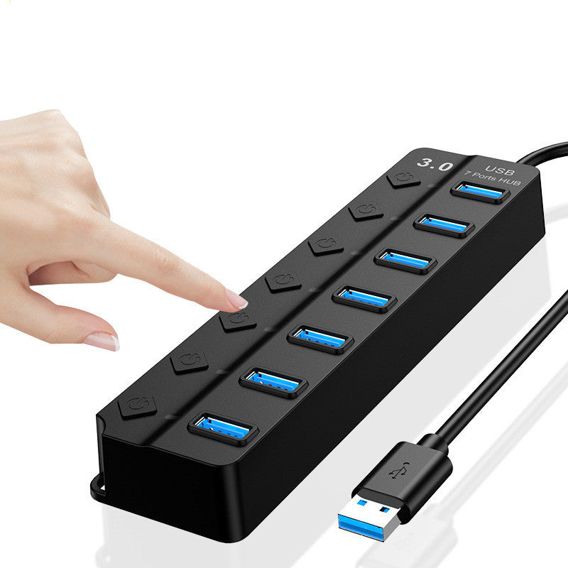 Hub USB 3.0 de Alta Velocidad con 7 Puertos – Expande tu Conectividad - nexbuy.com.mx