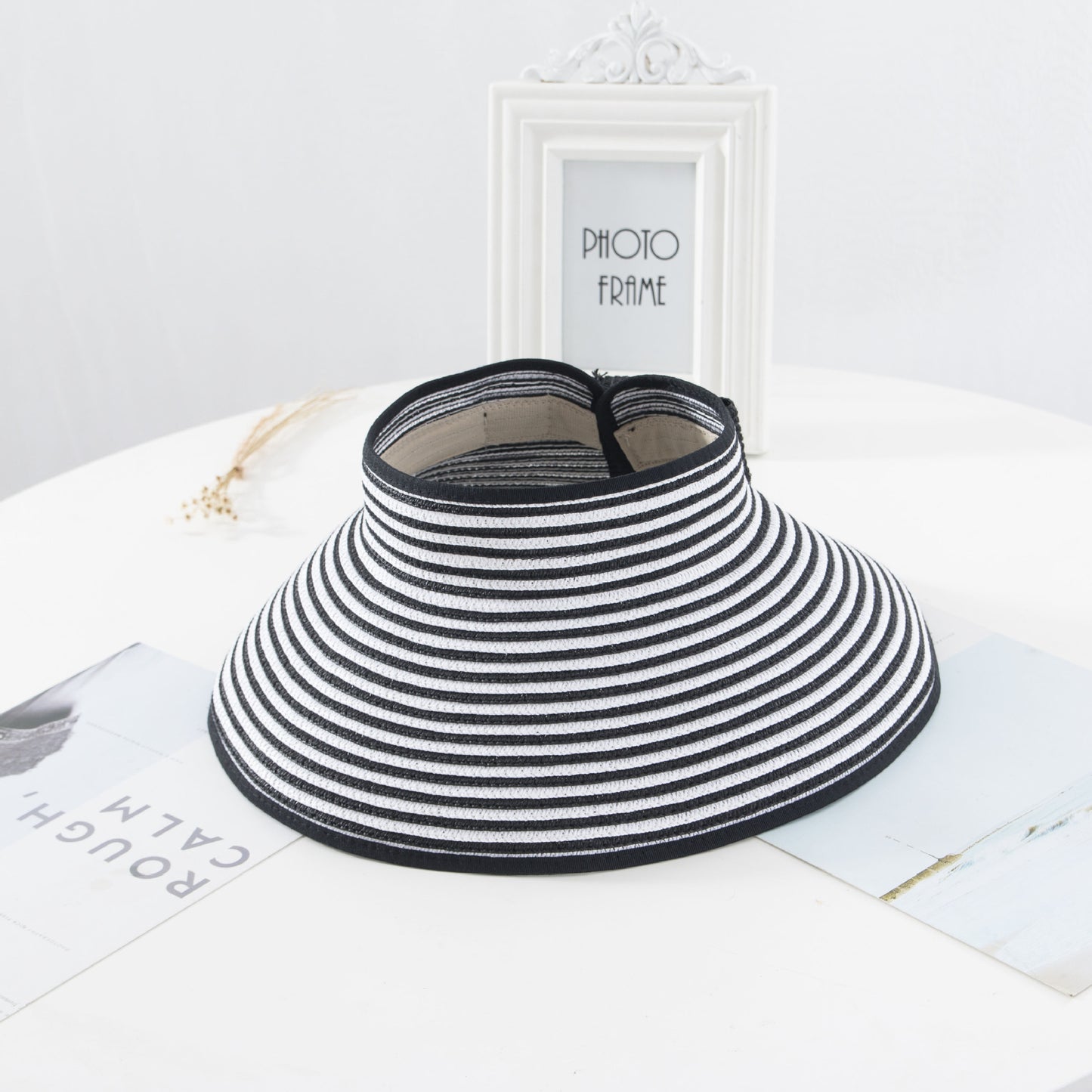 Sombrero de copa vacío plegable de verano