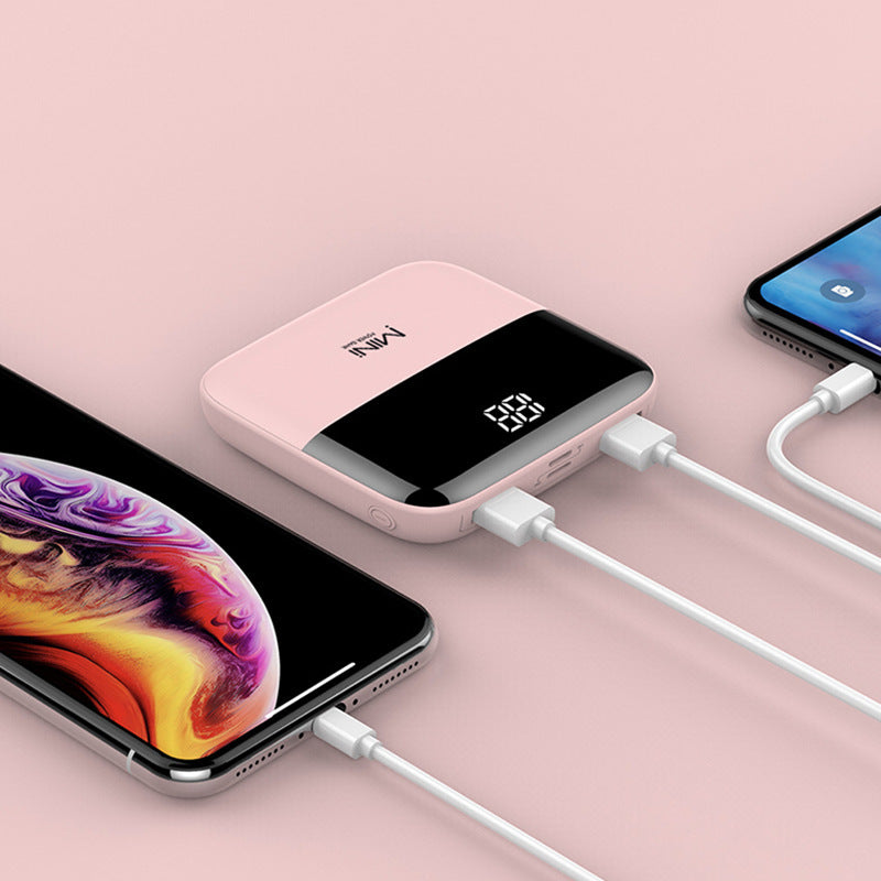 Mini Batería Portátil 10,000 mAh con Pantalla Frontal - nexbuy.com.mx