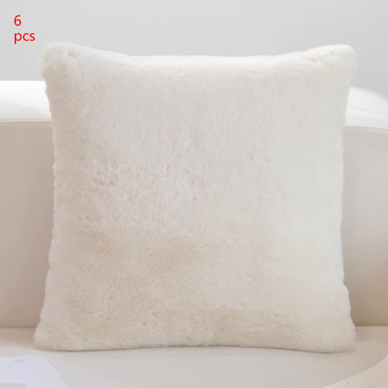 Almohada de Cama y Cojín de Sofá con Funda de Felpa - Comodidad y Estilo - nexbuy.com.mx