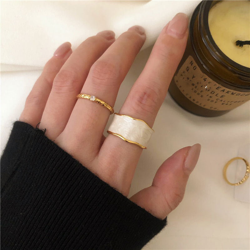 Anillo ajustable estilo francés Vintage - nexbuy.com.mx