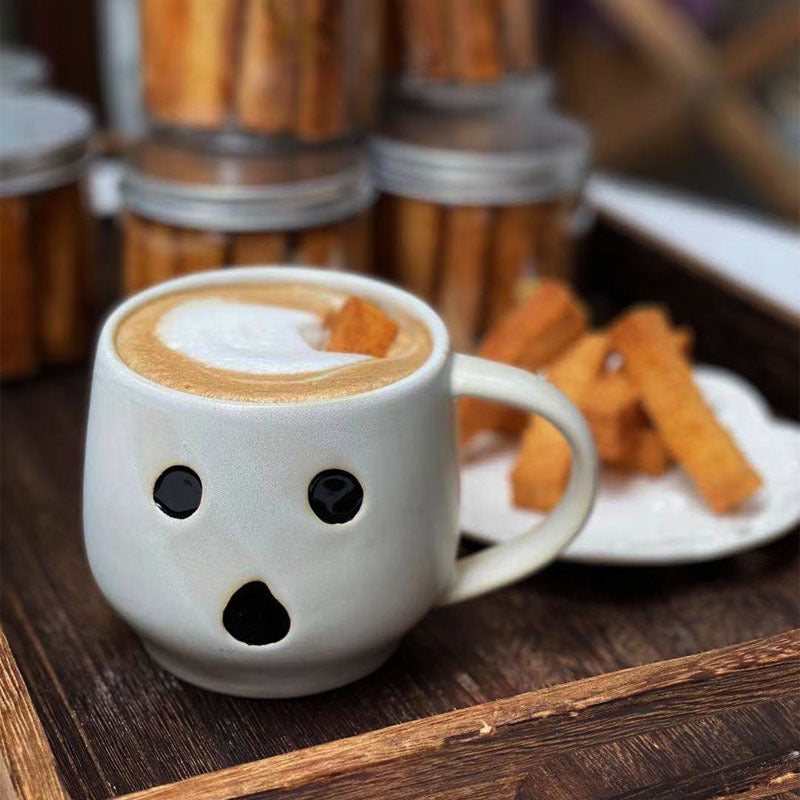 Taza de Calabaza divertida de cerámica mate - nexbuy.com.mx