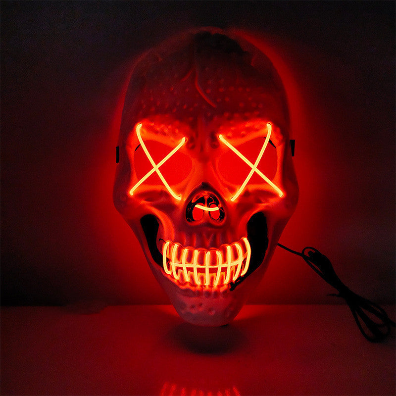 Máscara luminosa de calavera - nexbuy.com.mx