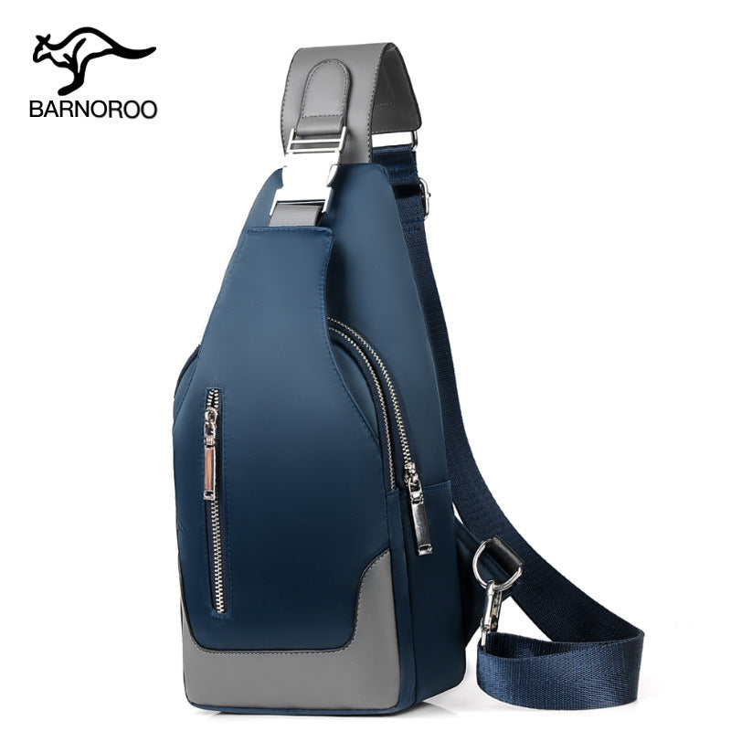 Bolsa de Hombro para Hombre XB32 - Azul (Paquete Pequeño con USB)