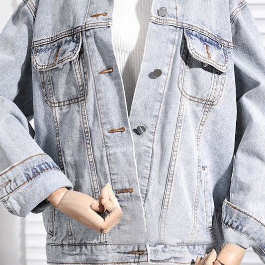 Jacket Oversize para Mujer – Estilo Urbano y Comodidad con Tejido de Poliéster - nexbuy.com.mx