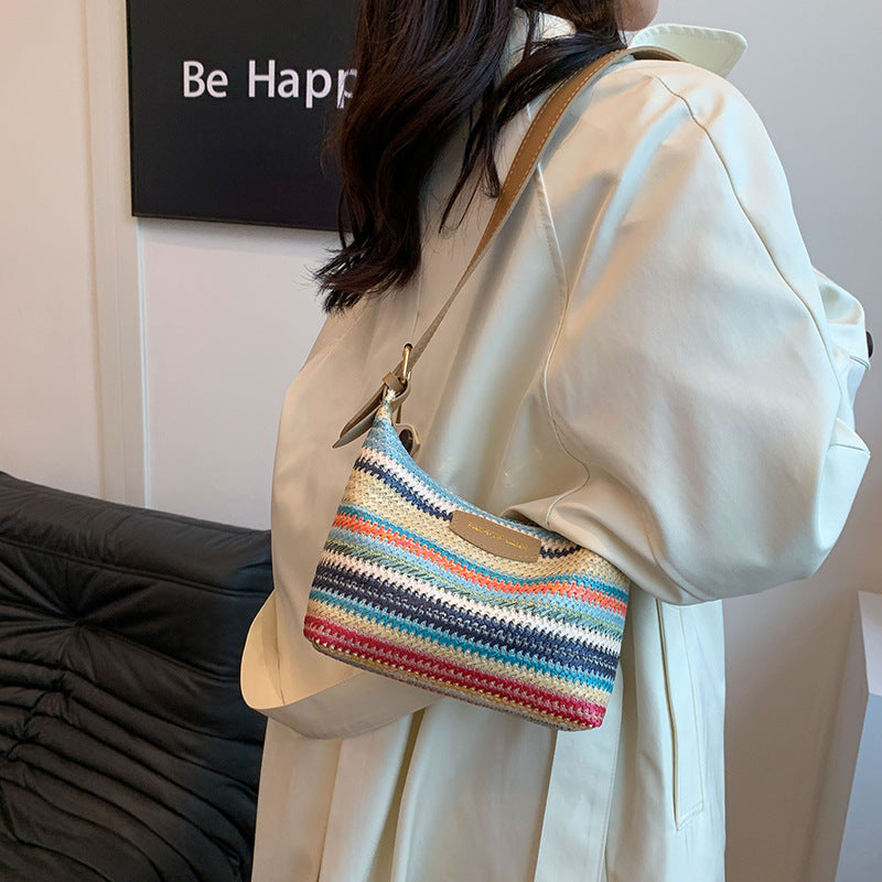 Bolso multicolor al hombro para dama - nexbuy.com.mx