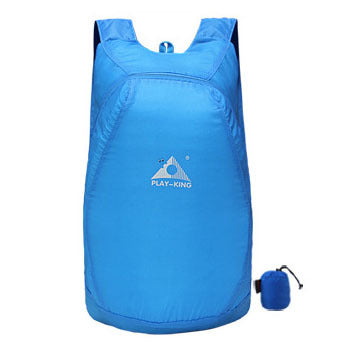 Backpack Ligera de Nylon Plegable, Impermeable para senderismo, viajes Marca PLAY KING - nexbuy.com.mx