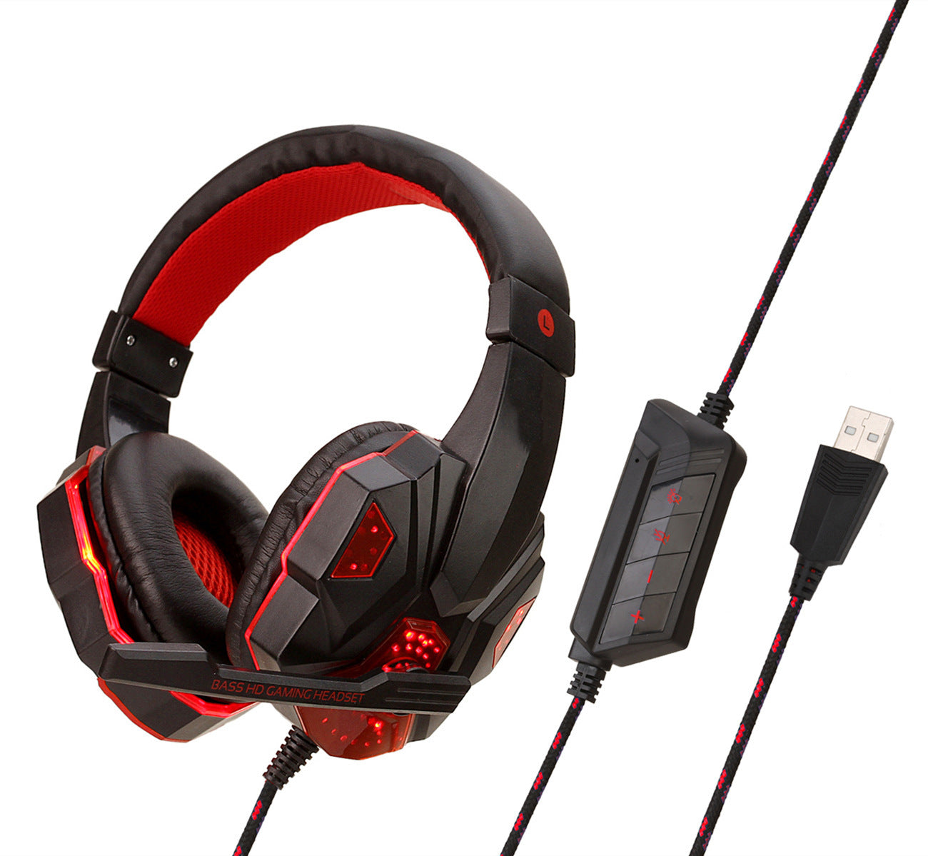 Auriculares Gaming con Micrófono y Luces LED | Sonido Envolvente 7.1 - nexbuy.com.mx