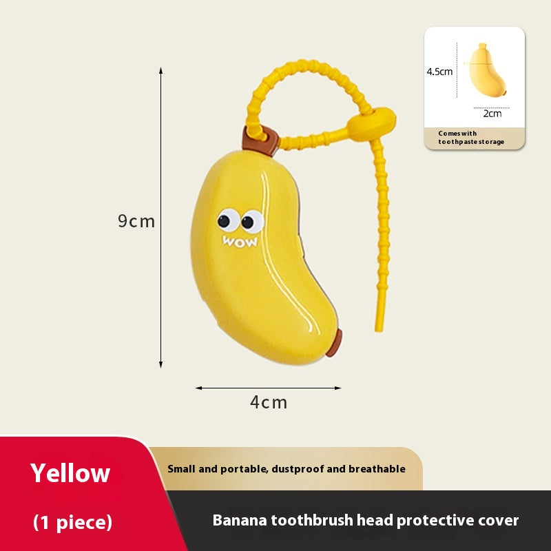 Funda Portátil para Cepillo de Dientes de Banana MX