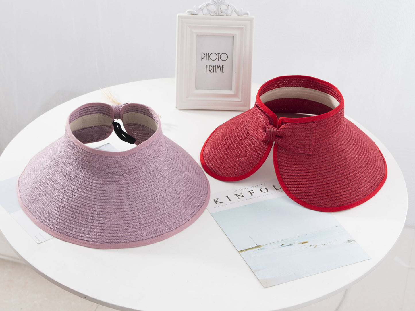 Sombrero de copa vacío plegable de verano