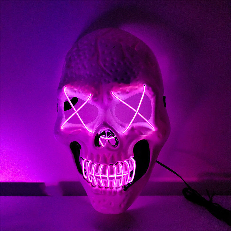 Máscara luminosa de calavera - nexbuy.com.mx