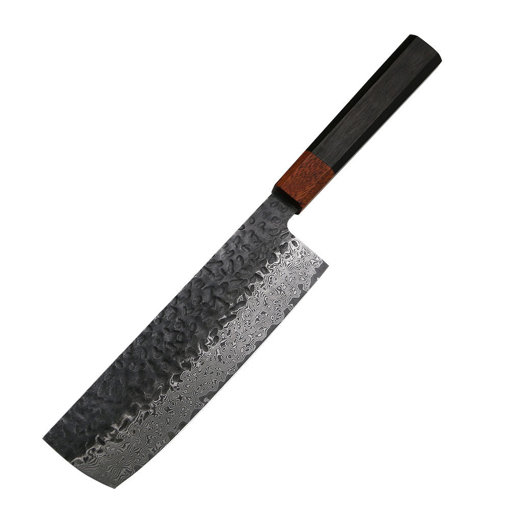 Cuchillo de Cocina Damasco Forjado y Martillado – Estilo Minimalista - nexbuy.com.mx