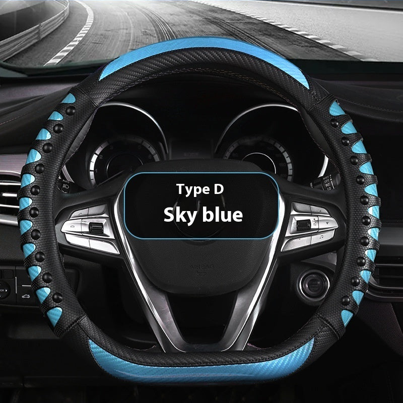 Cubre Volante de Cuero - Estilo Deportivo y Elegante - nexbuy.com.mx