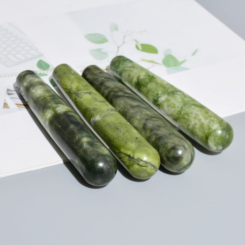 Bastón de Masaje para acupuntura de Jade Belleza Xiuyan