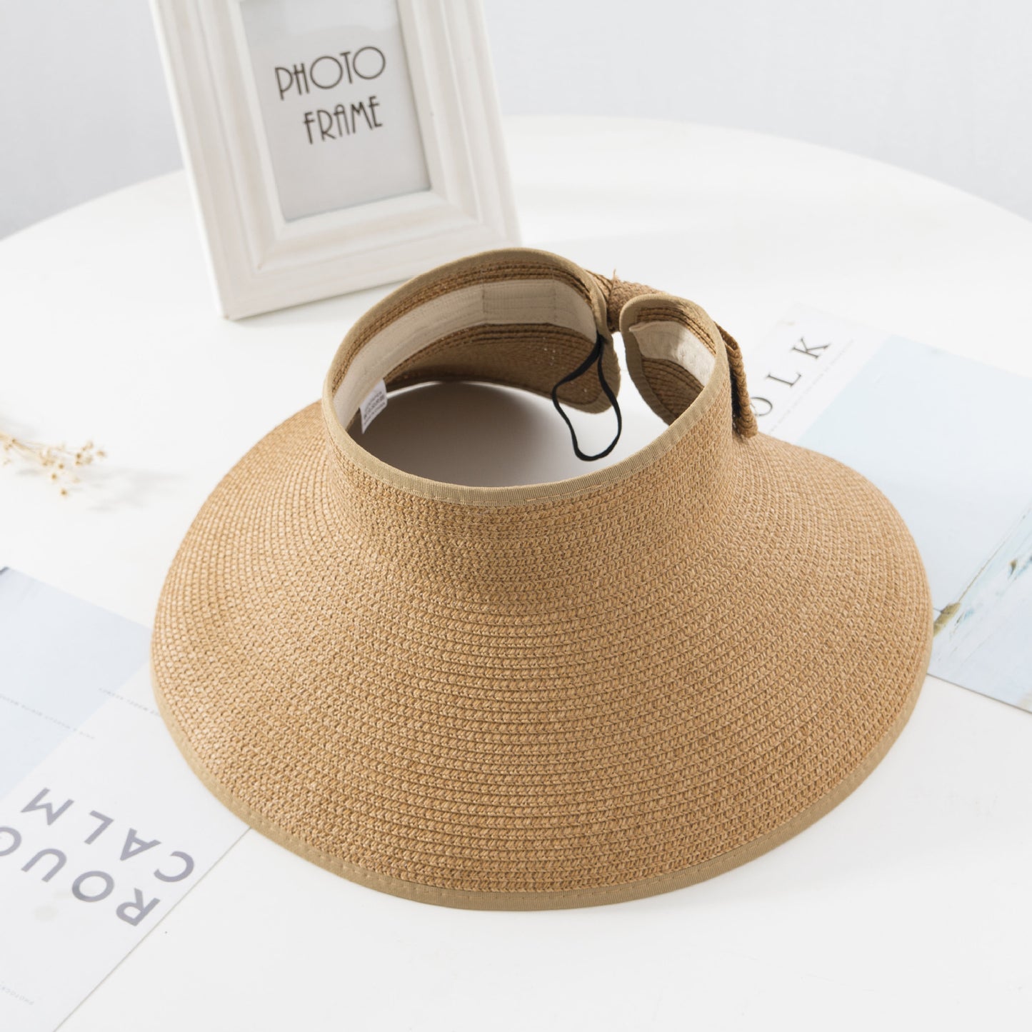 Sombrero de copa vacío plegable de verano