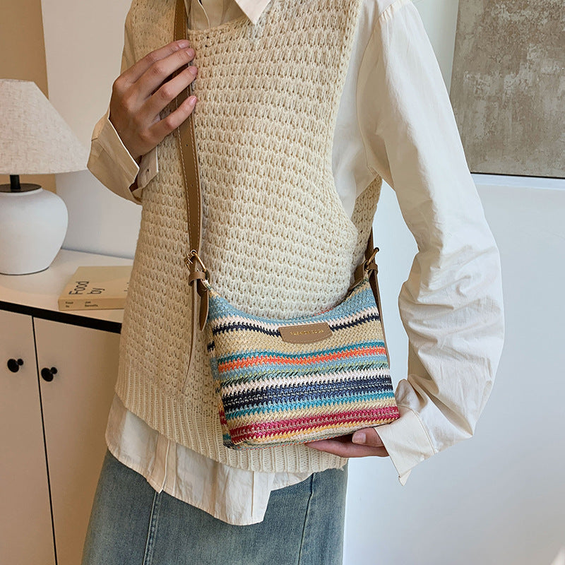 Bolso multicolor al hombro para dama - nexbuy.com.mx