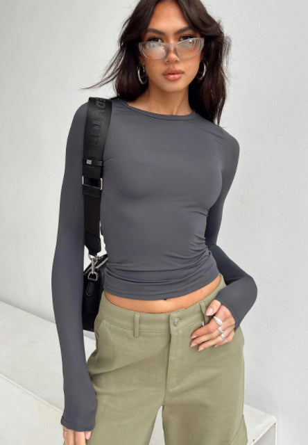 Jersey Fit Slim Casual en colores sólidos - nexbuy.com.mx