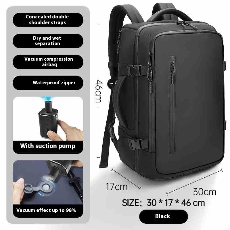 Mochila compresible al vacío con diseño minimalista - nexbuy.com.mx