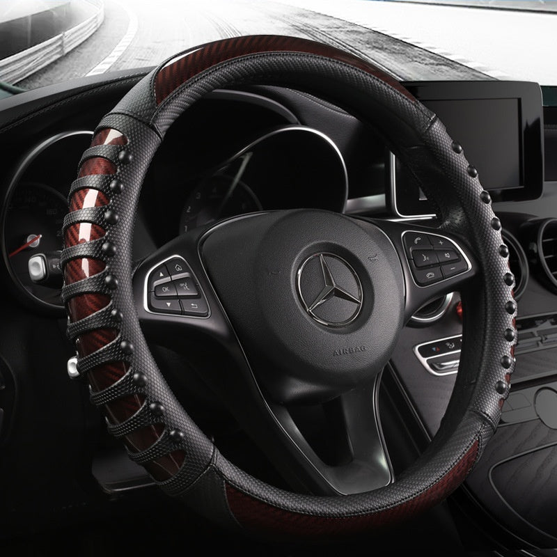 Cubre Volante de Cuero - Estilo Deportivo y Elegante - nexbuy.com.mx