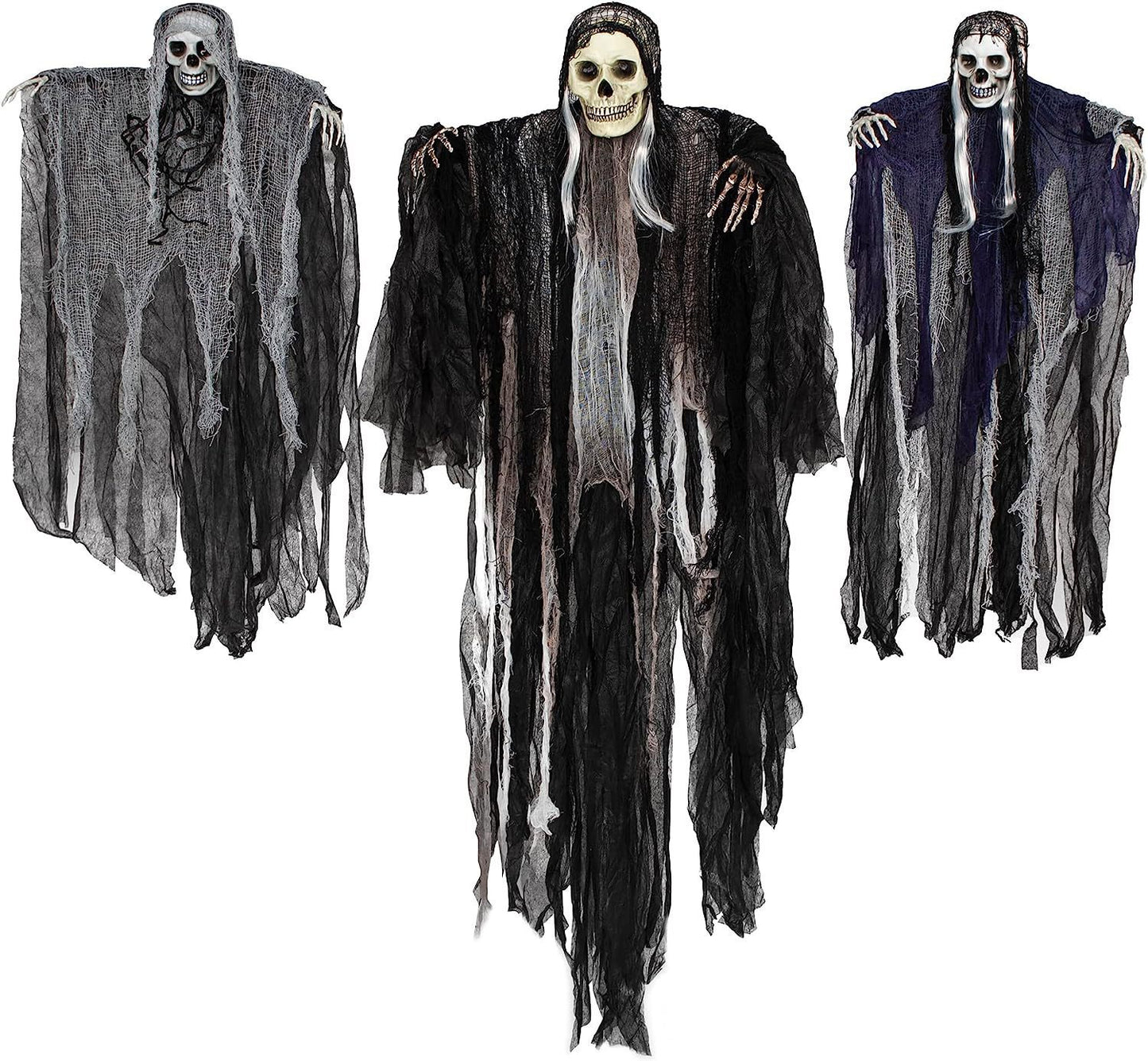 Tres fantasmas para colgar para fiestas - nexbuy.com.mx