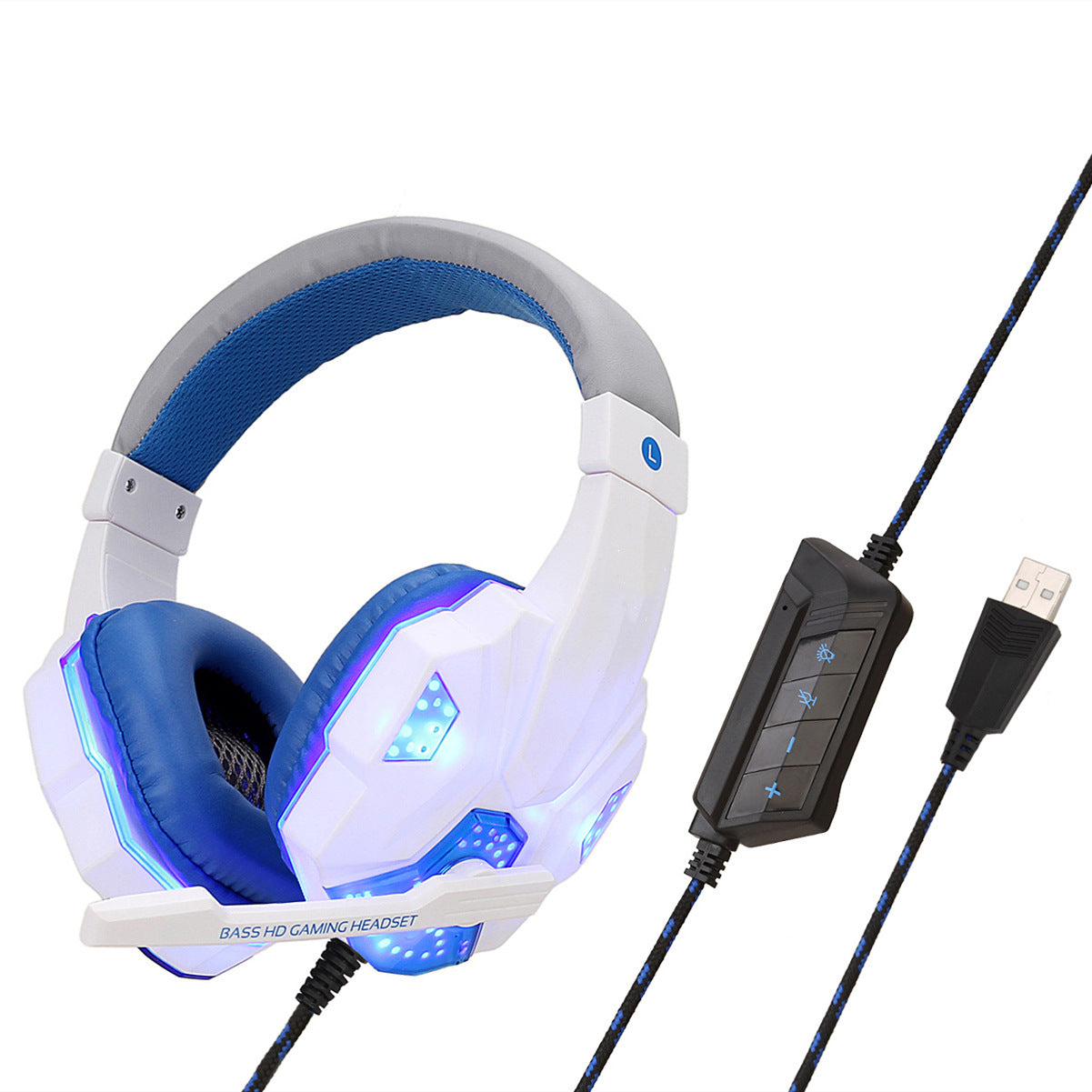 Auriculares Gaming con Micrófono y Luces LED | Sonido Envolvente 7.1 - nexbuy.com.mx