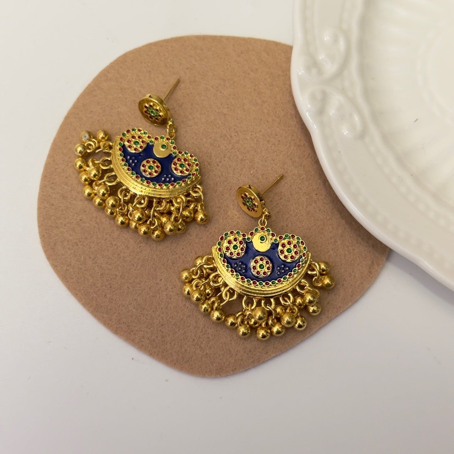 Aretes de Flor y Hojas para Mujer - nexbuy.com.mx