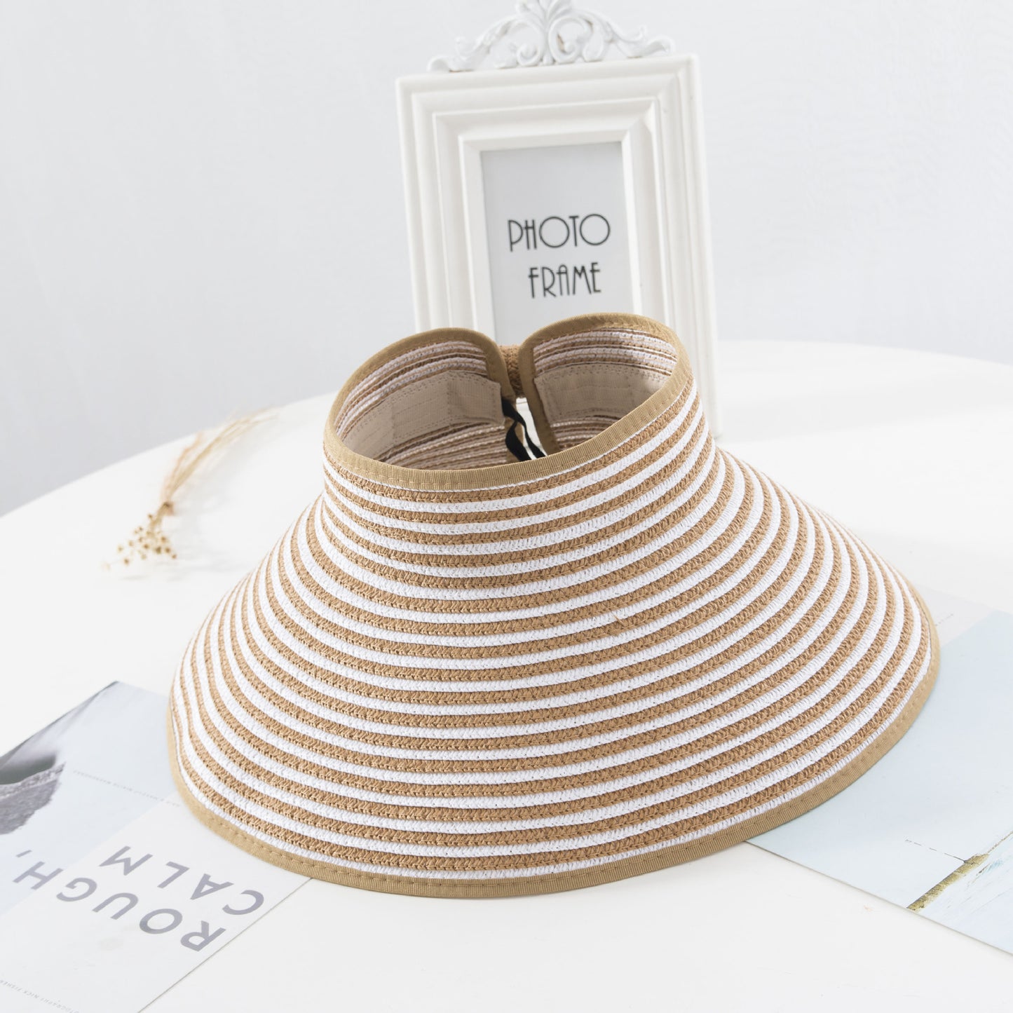 Sombrero de copa vacío plegable de verano