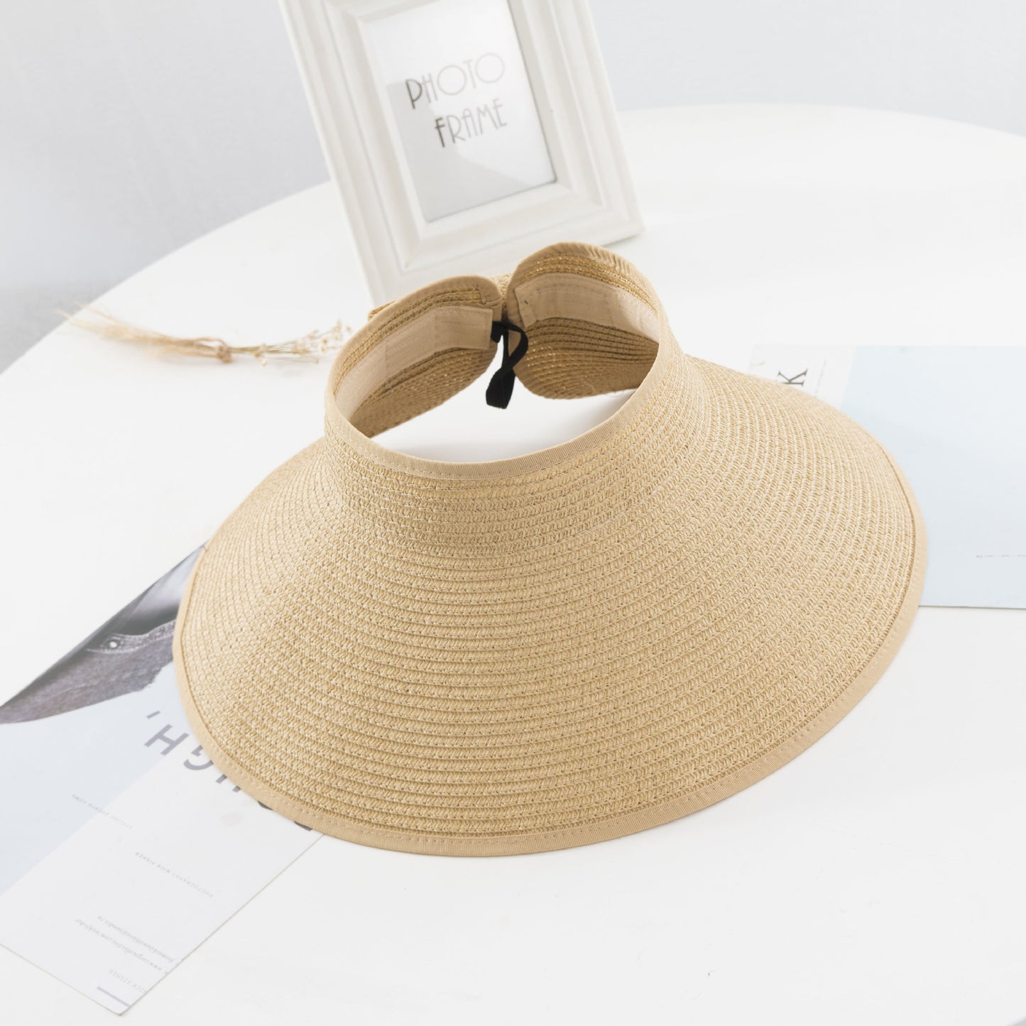 Sombrero de copa vacío plegable de verano