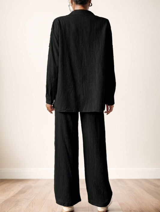 Conjunto Fresco para Mujer – Estilo Cómodo y Ligero con Manga Larga y Pantalón - nexbuy.com.mx