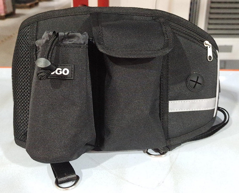 Correa de Entrenamiento Manos Libres con Bolso de Cintura para Perros - nexbuy.com.mx