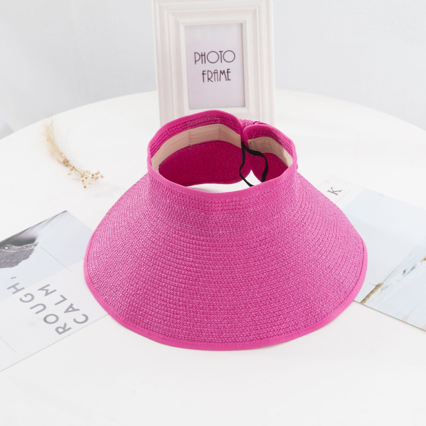 Sombrero de copa vacío plegable de verano