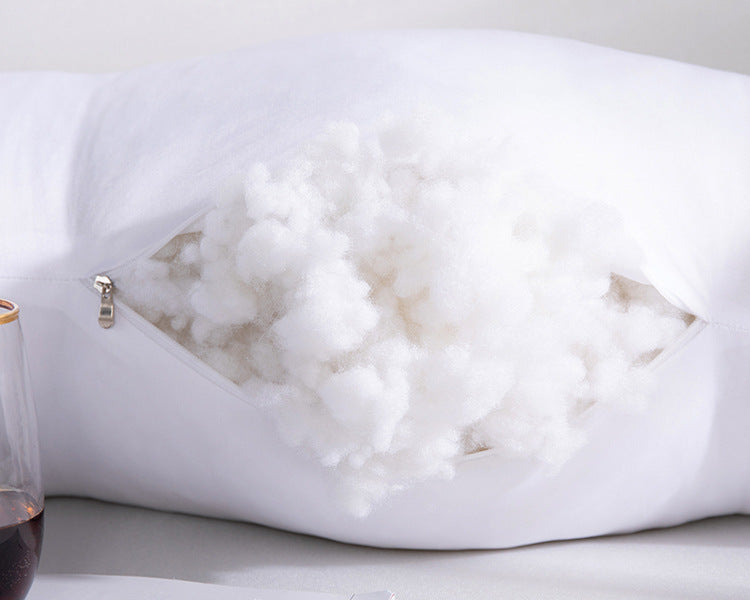 Almohada Cilíndrica de Algodón y Lino - Soporte Lumbar y Estilo Moderno - nexbuy.com.mx