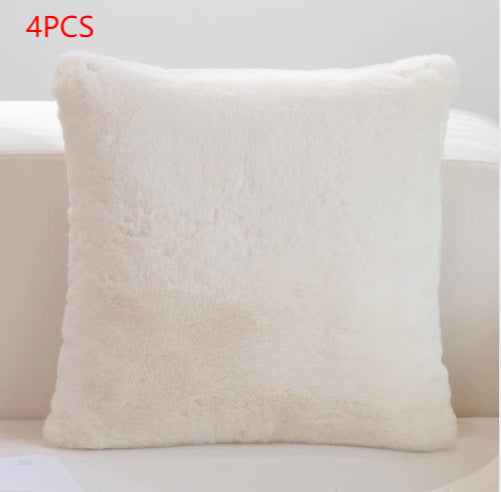 Almohada de Cama y Cojín de Sofá con Funda de Felpa - Comodidad y Estilo - nexbuy.com.mx