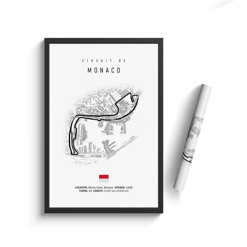 Póster en Lienzo de Circuito de Fórmula 1 – Estilo y Pasión en Cada Detalle - nexbuy.com.mx