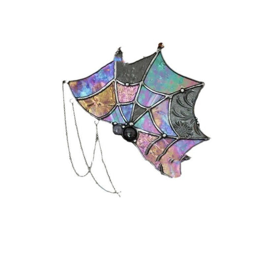 Adorno para Puerta con Telaraña de Vidrio Coloreado - nexbuy.com.mx