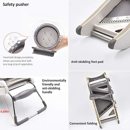 Cortador de verduras multifuncional , seguro y ecológico marca Terka - nexbuy.com.mx